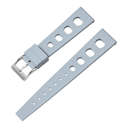 20 mm 22 FKM Universal-Uhrenarmband mit Schnellverschluss, Gummiarmband for Seiko, kompatibel Tissot, Longines, Rolex, Omega, Swatch(Grey,22mm) von JVEIWAD