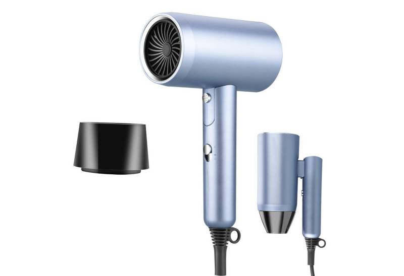 JVJH Haartrockner Ionen,2200W,4 Temperaturstufen,Klappbar Reisefön, 2200 W, Leise,17M/S,220-240 V, Geeignet für Reisen von JVJH