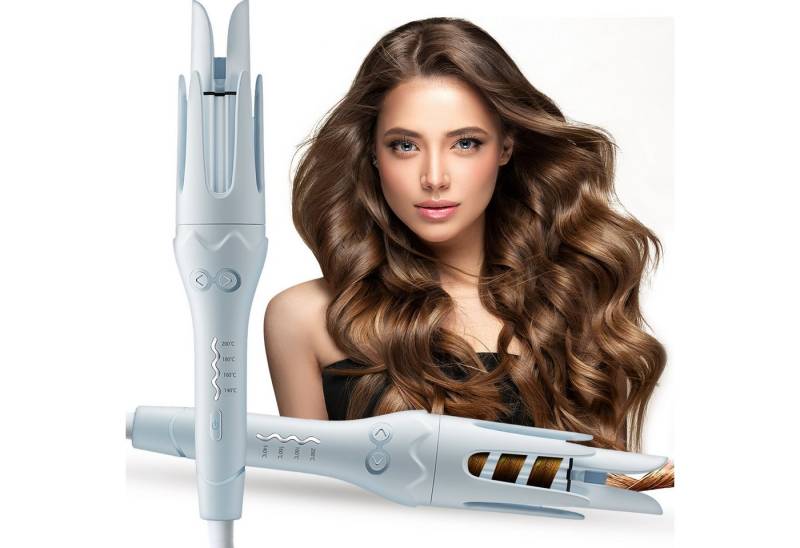 JVJH Lockenstab Automatisch,36mm Lockenstab Große Locken,4 Temperatur, Keramik, 30s Aufheizen,mit Ionen & Anti-Verbrennung Tempera,Bidirektional von JVJH