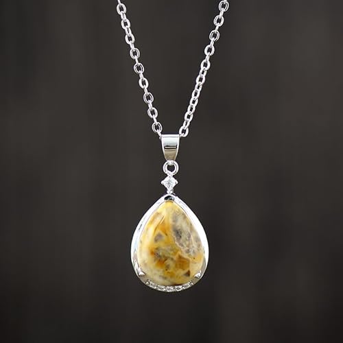 JVNTOPIHW Classy Women Crazy Stone Waterdrop Pendant Link Chain Chokers Necklace Designer Couples Jewelry Femme JVNTOPIHW Classy Women Crazy Stone Waterdrop Pendant Link Chain Chokers Necklace Designer Couples Jewelry Femme von JVNTOPIHW