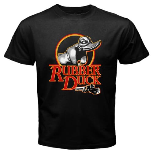 Rubber Duck Convoy Inspired Logo Men's Black T-Shirt Size S to 3XL Black 3XL von JVRUT