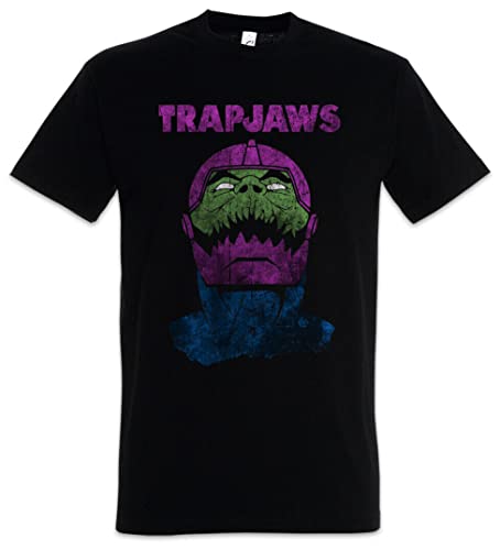 TRAPJAWS T-Shirt Trap Jaw Masters Anime of The He Battle Cat Universe Motu Black Black XXL TRAPJAWS T-Shirt Trap Jaw Masters Anime of The He Battle Cat Universe Motu Black Black XXL von JVRUT