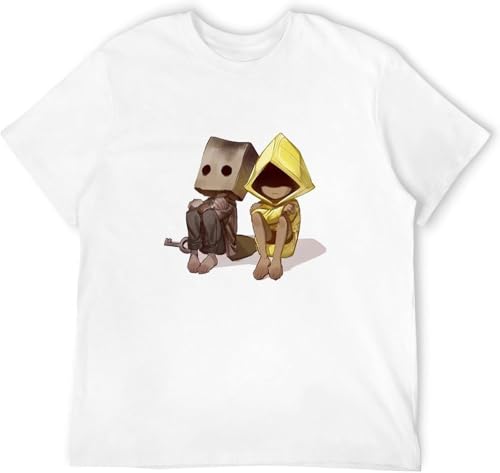 Sit Little NI@gh@TMA@Res Game Shirt Loose Crewneck Men's Clothes Casual Men T Shirt White Sit Little NI@gh@TMA@Res Game Shirt Loose Crewneck Men's Clothes Casual Men T Shirt White von JVXZCNUYW