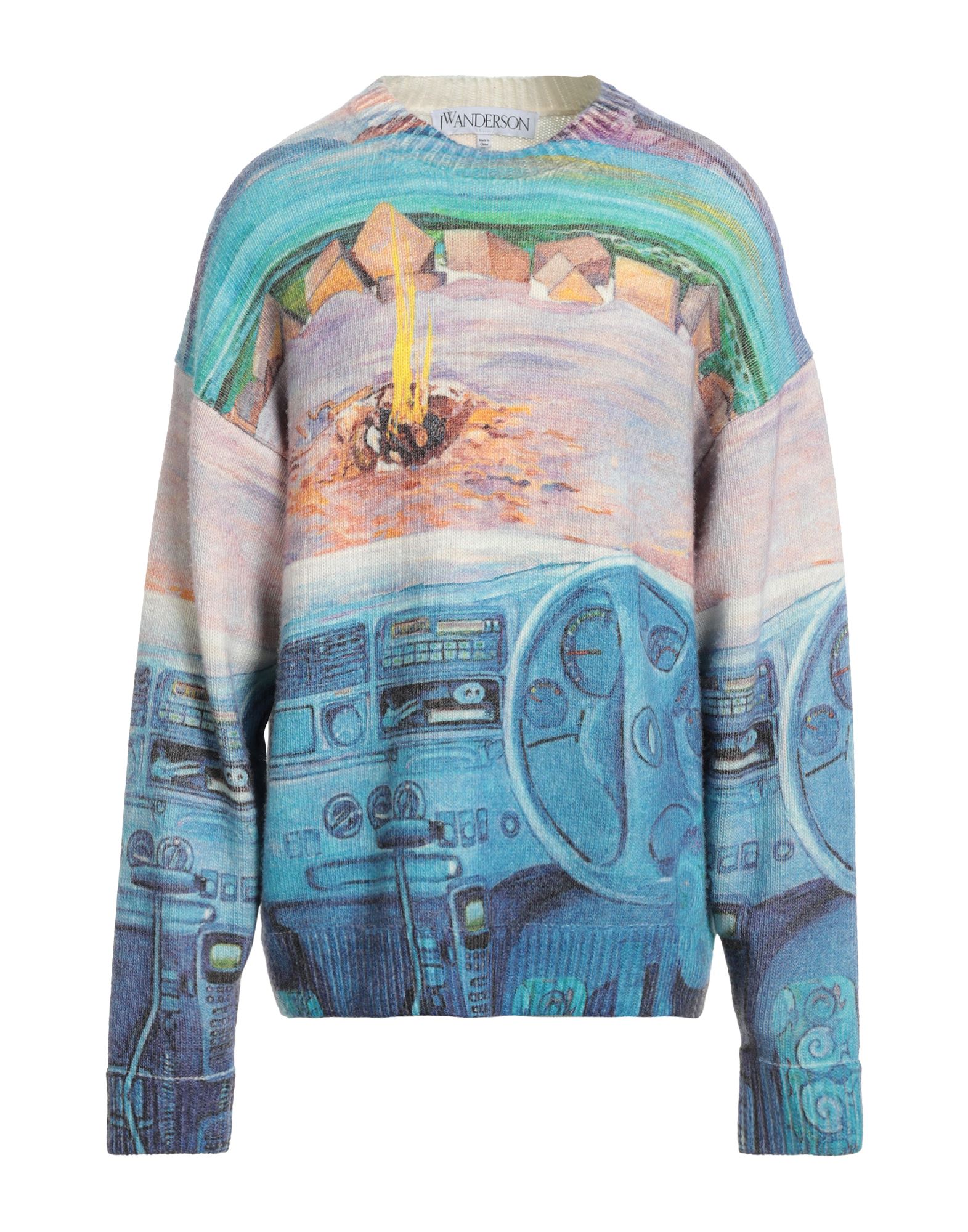 JW ANDERSON Pullover Herren Azurblau JW ANDERSON Pullover Herren Azurblau von JW ANDERSON