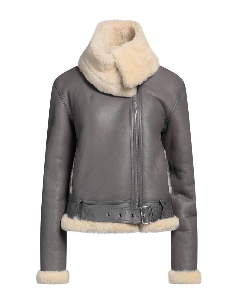 JW ANDERSON Shearling- & Kunstfell Damen Grau von JW ANDERSON