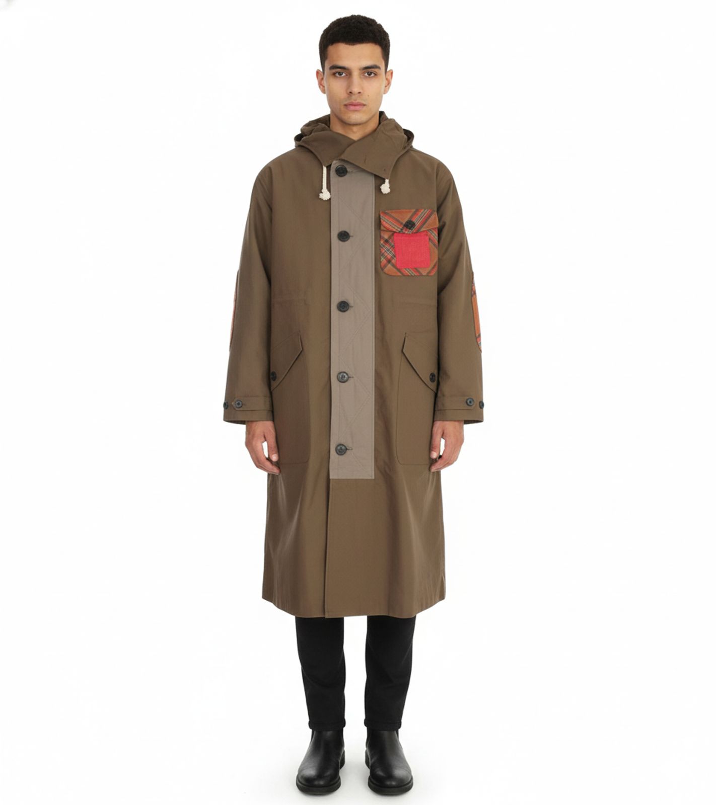 JW Anderson Langer Parka Herren Mantel Wintermantel Khaki von JW ANDERSON