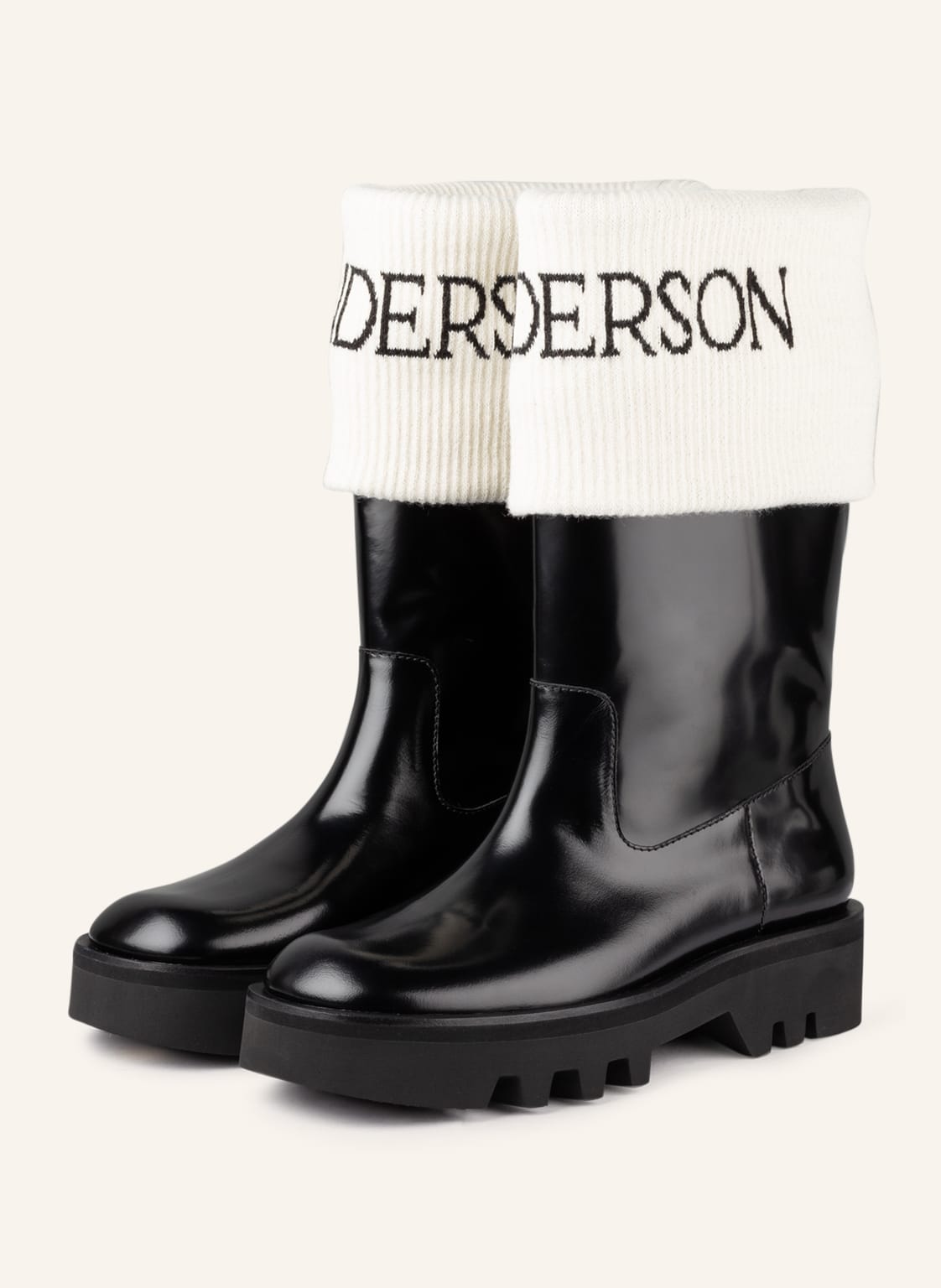 Jw Anderson Plateau-Boots Fisherman schwarz von JW ANDERSON