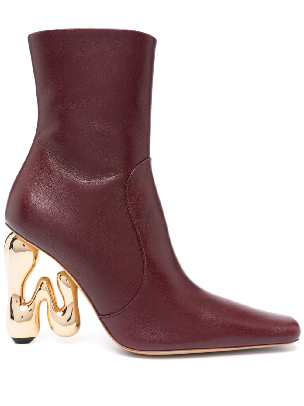 JW Anderson Stiefel mit definiertem Absatz 105mm - Rot von JW Anderson