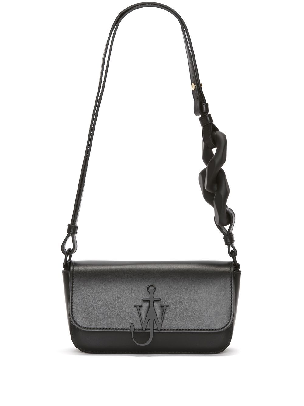 JW Anderson Schultertasche mit Kettendetail - Schwarz von JW Anderson