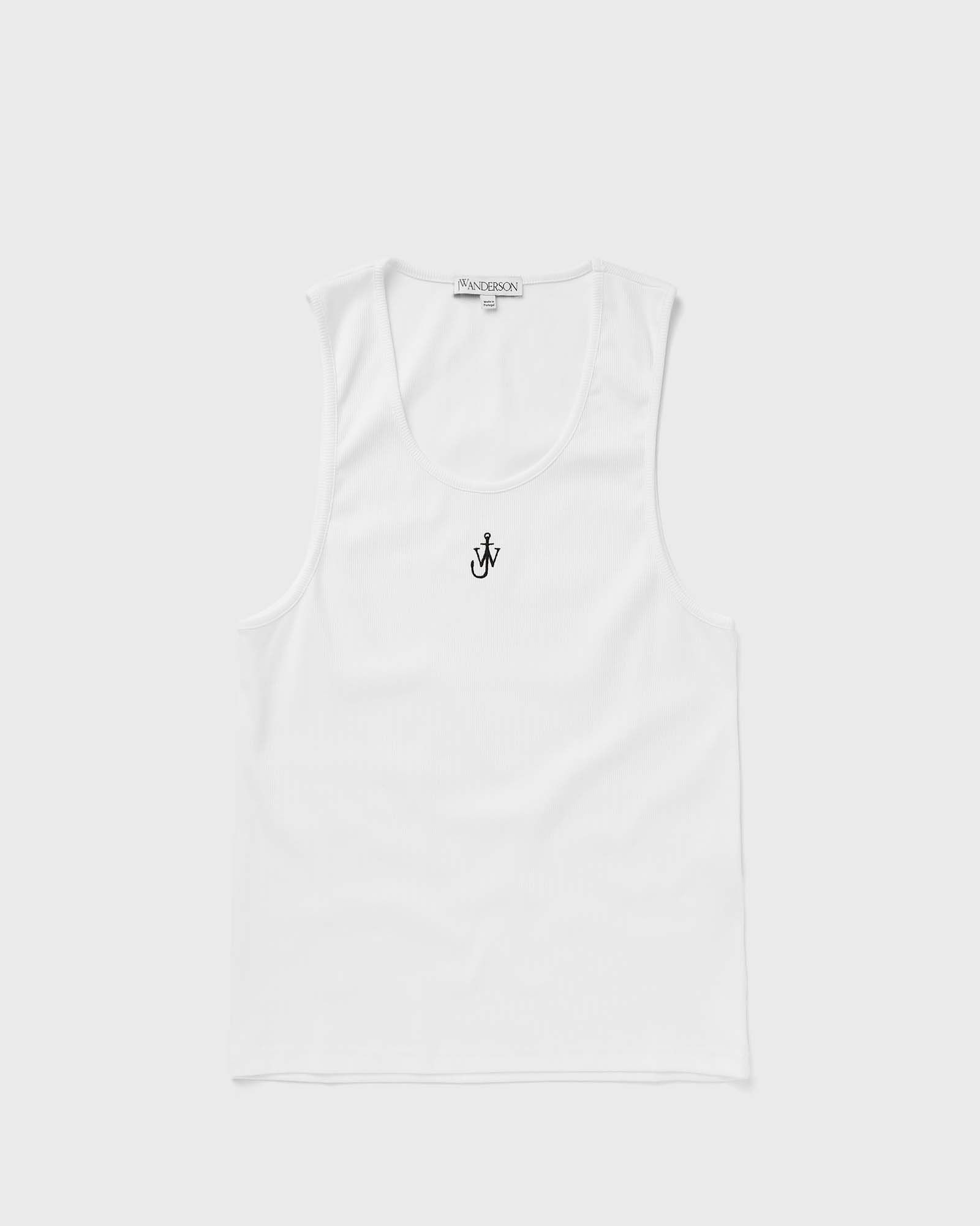 JW Anderson ANCHOR EMBROIDERY VEST men Tank Tops white in Größe:L JW Anderson ANCHOR EMBROIDERY VEST men Tank Tops white in Größe:L von JW Anderson