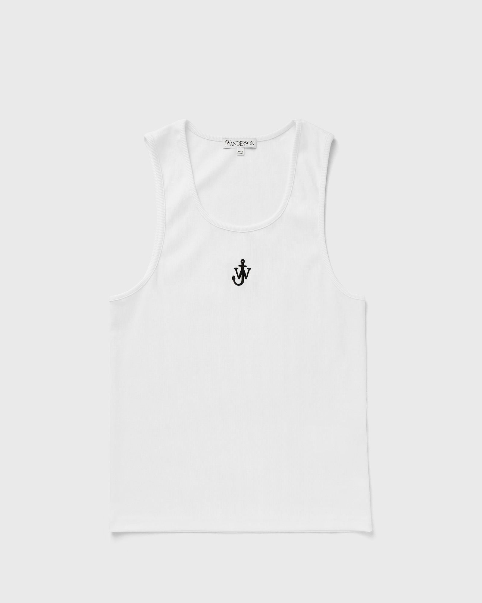 JW Anderson ANCHOR EMBROIDERY VEST men Tank Tops white in Größe:M JW Anderson ANCHOR EMBROIDERY VEST men Tank Tops white in Größe:M von JW Anderson
