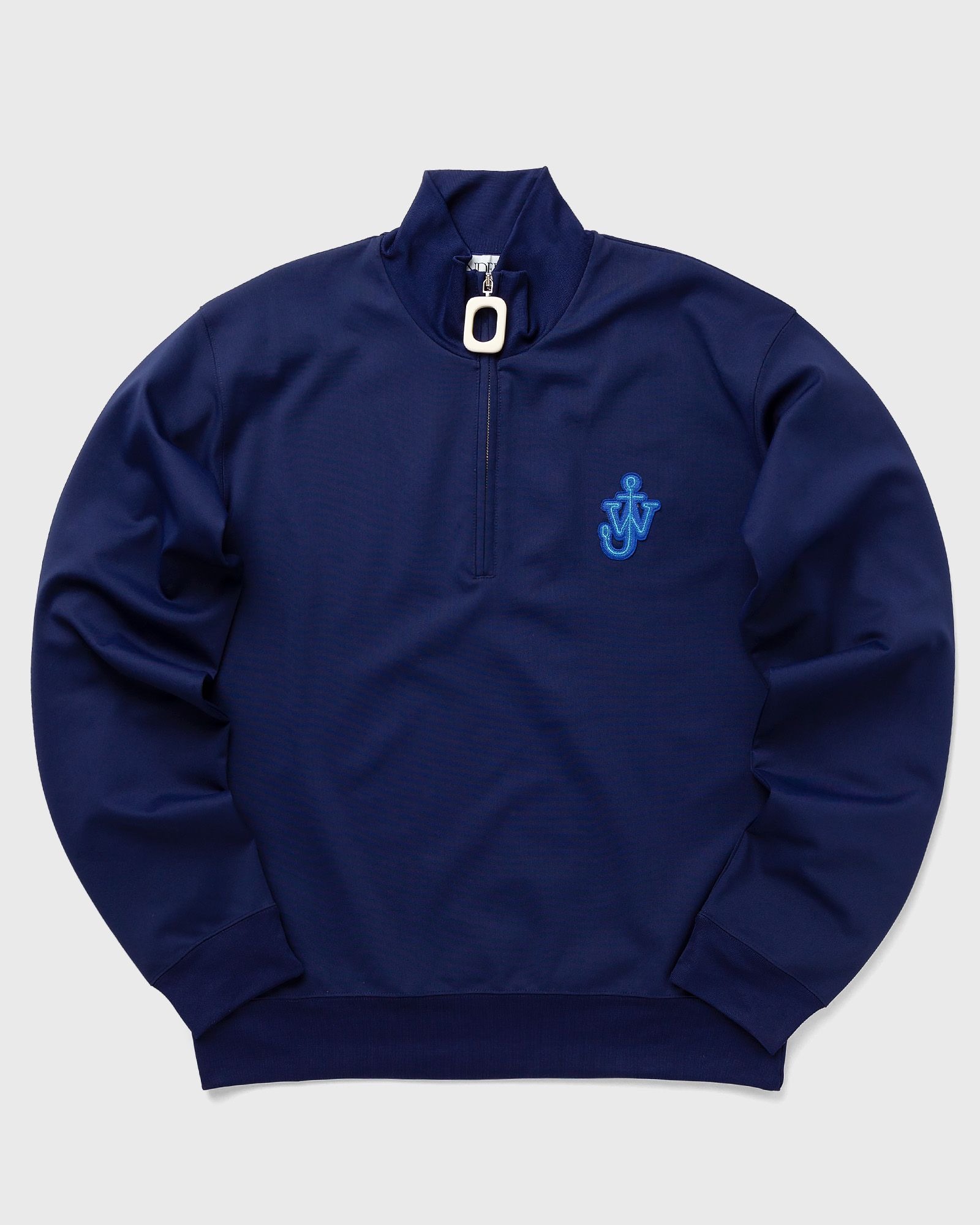 JW Anderson ANCHOR HALF ZIP TRACK TOP men Half-Zips blue in Größe:S von JW Anderson