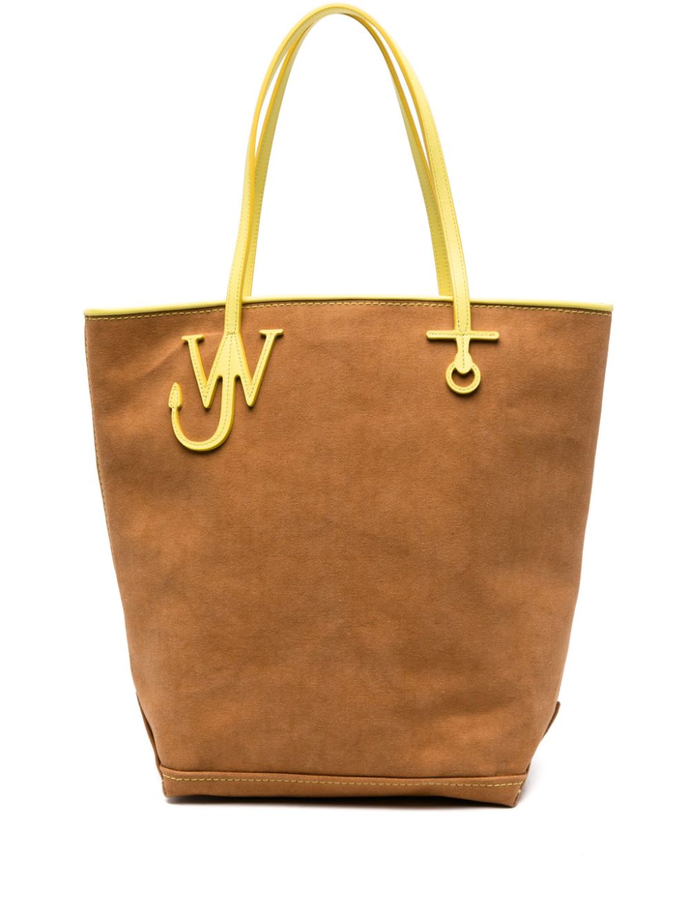 JW Anderson Anchor Shopper aus Canvas - Braun von JW Anderson