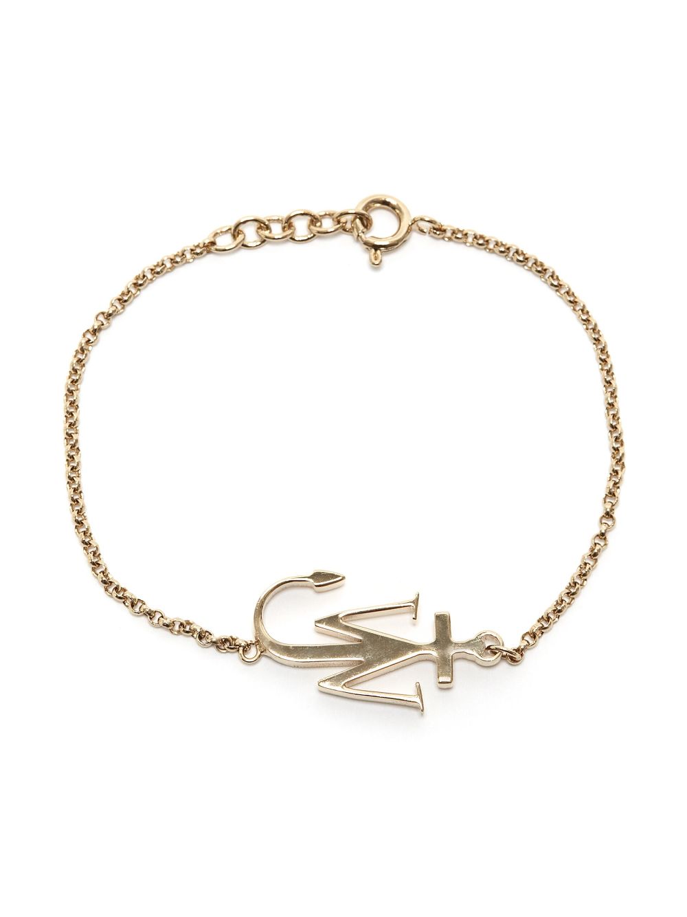 JW Anderson Armband mit Logo-Anhänger - Gold von JW Anderson