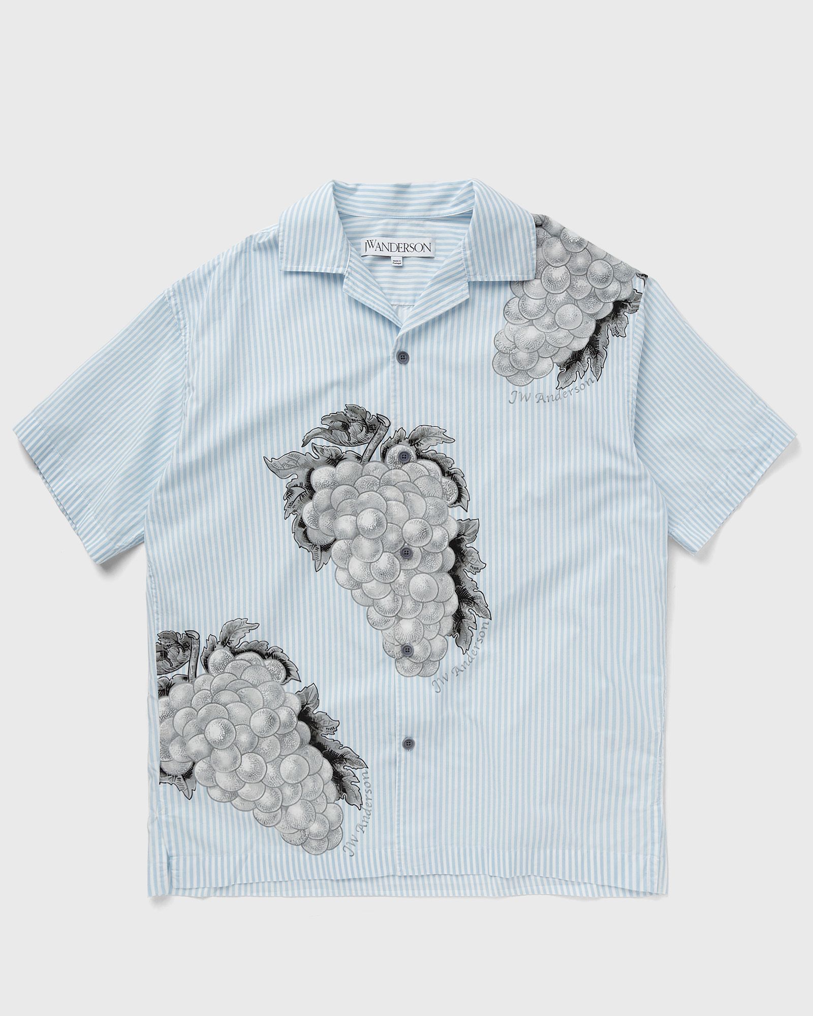 JW Anderson BOXY FIT SHORT SLEEVE SHIRT men Shortsleeves blue in Größe:M von JW Anderson