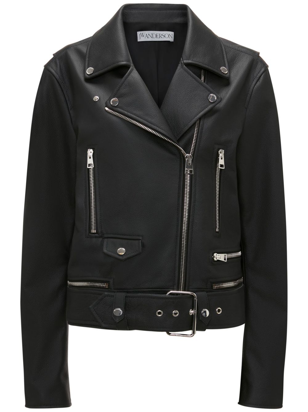 JW Anderson Bikerjacke aus Leder - Schwarz von JW Anderson