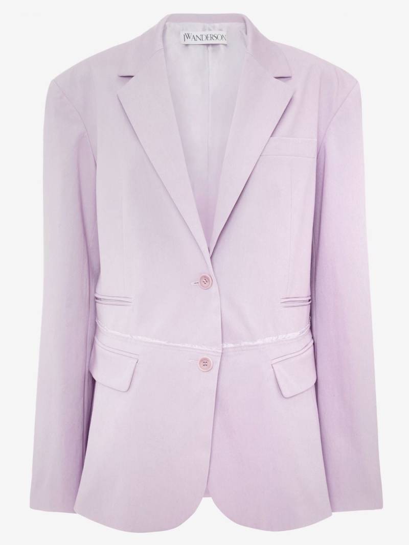 JW Anderson Blazer im Deconstructed-Look - Rosa von JW Anderson