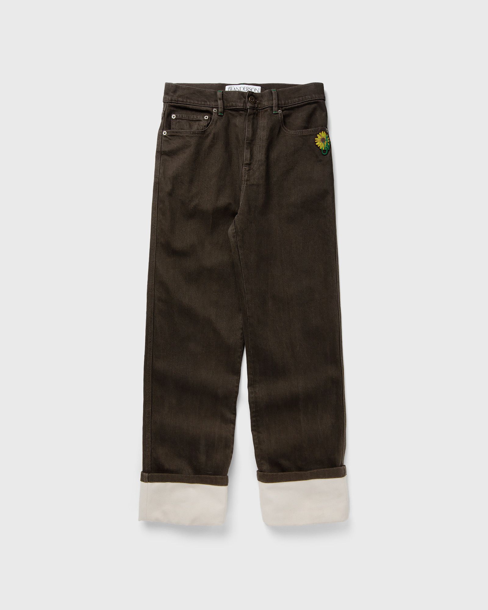 JW Anderson CONTRAST TURN UP JEANS men Jeans brown in Größe:L JW Anderson CONTRAST TURN UP JEANS men Jeans brown in Größe:L von JW Anderson