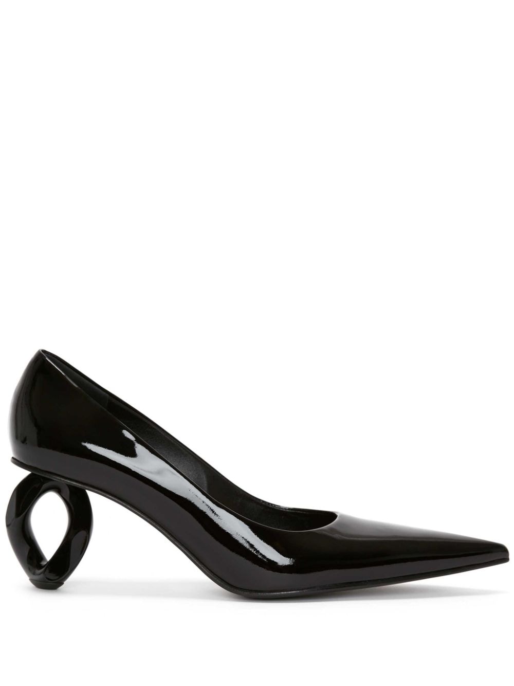 JW Anderson Chain Pumps 75mm - Schwarz von JW Anderson