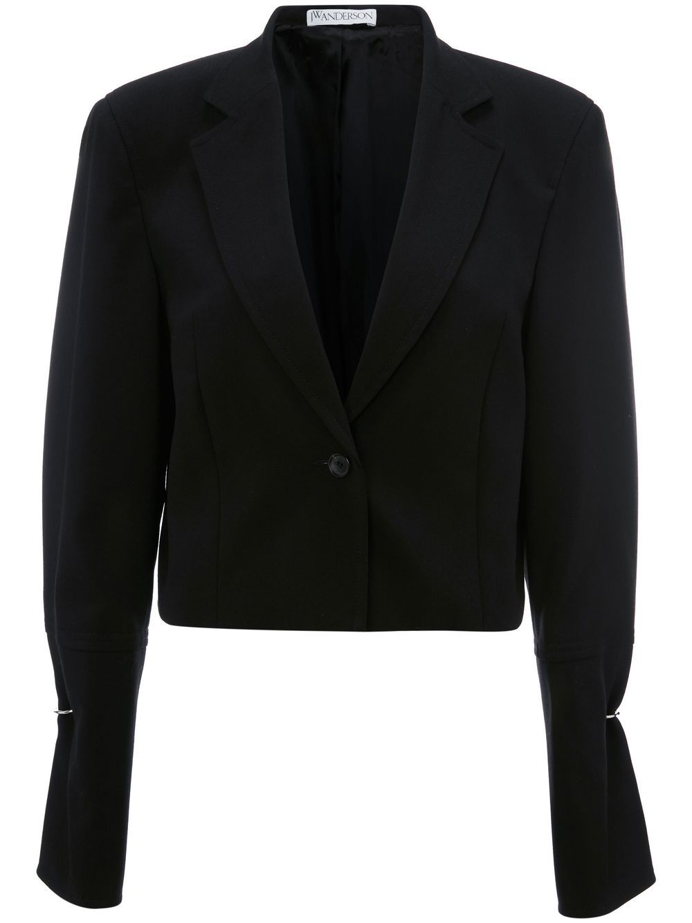 JW Anderson Cropped-Blazer - Schwarz von JW Anderson