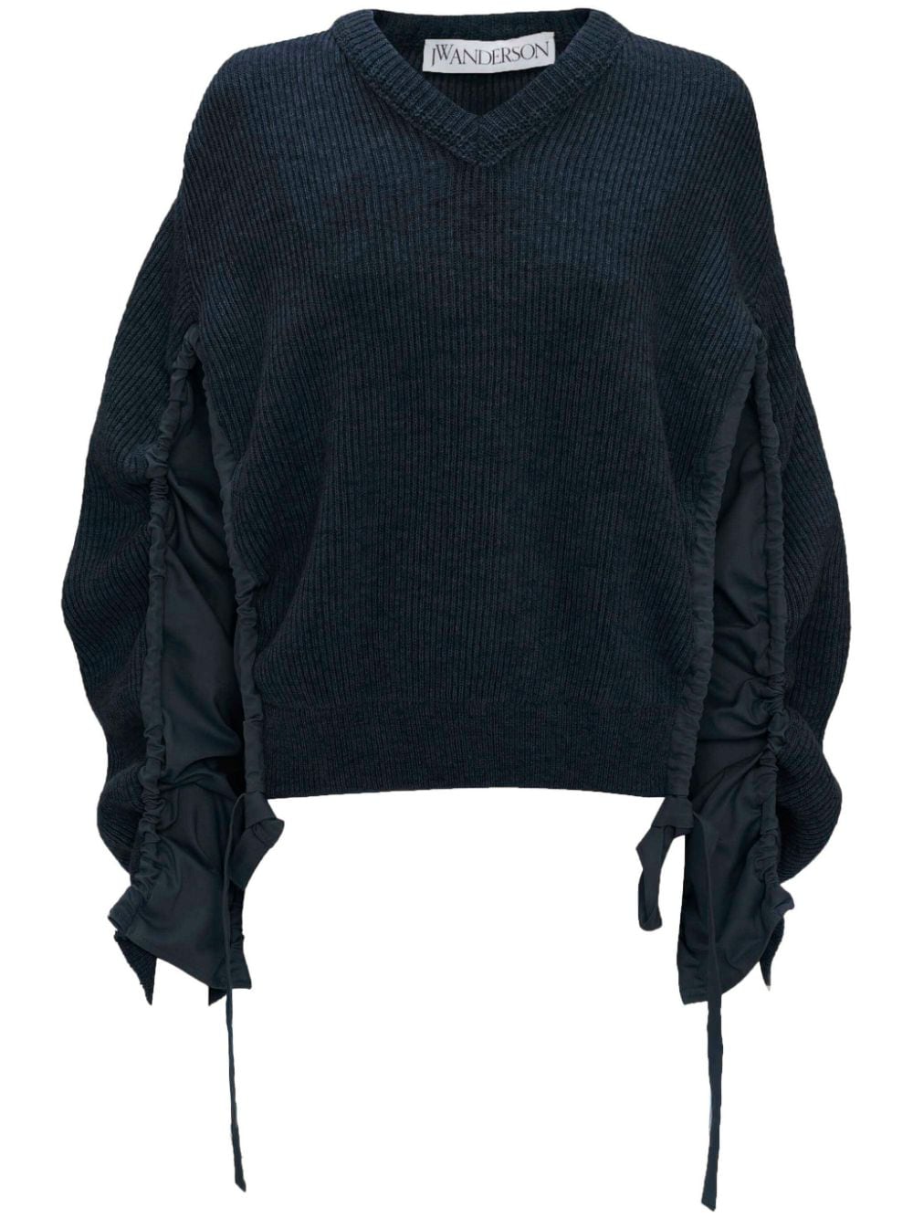 JW Anderson Geraffter Pullover - Blau von JW Anderson