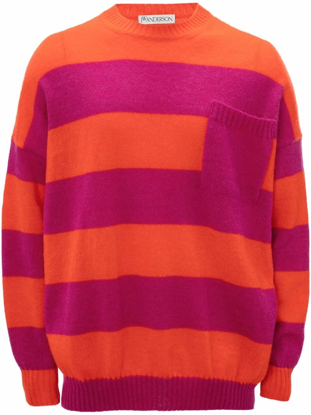 JW Anderson Gestreifter Pullover - Rosa von JW Anderson