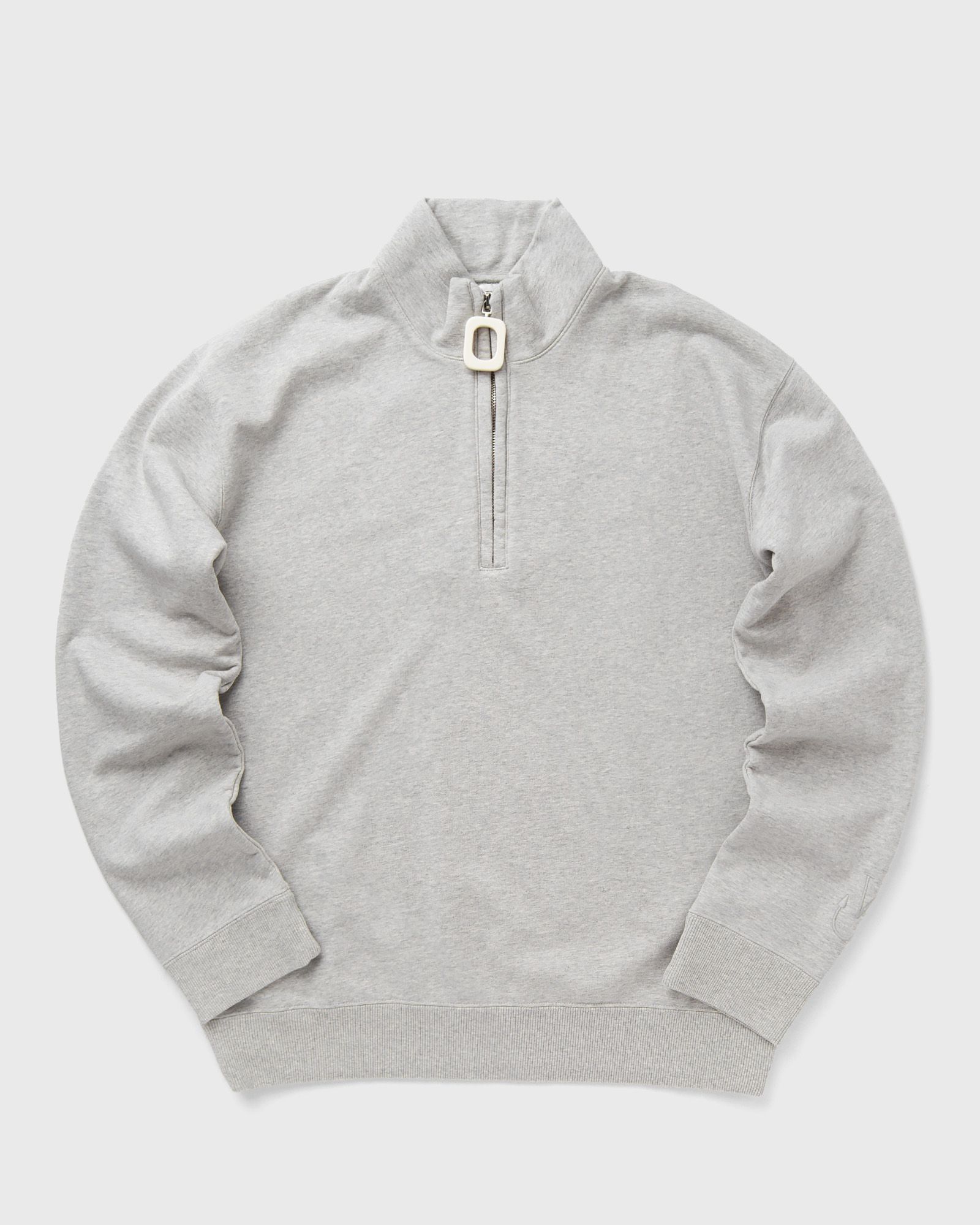 JW Anderson HALF ZIP SWEATSHIRT men Half-Zips|Sweatshirts grey in Größe:M JW Anderson HALF ZIP SWEATSHIRT men Half-Zips|Sweatshirts grey in Größe:M von JW Anderson