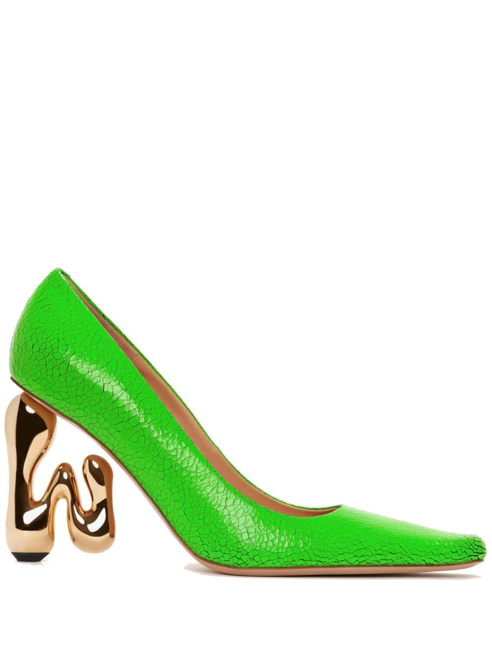 JW Anderson Pumps mit Design-Absatz - Grün von JW Anderson