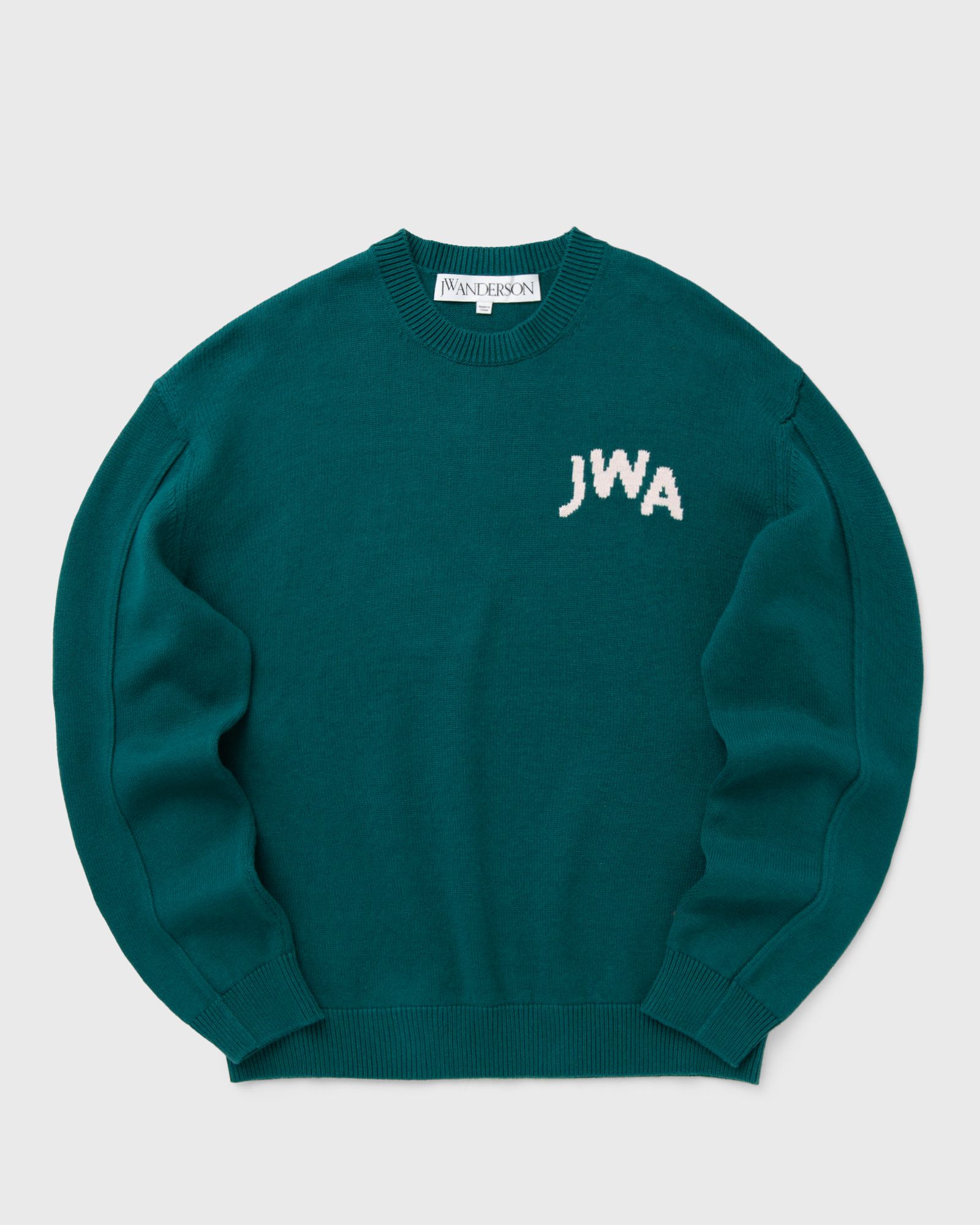 JW Anderson JWA CREW NECK JUMPER men Pullovers green in Größe:S von JW Anderson