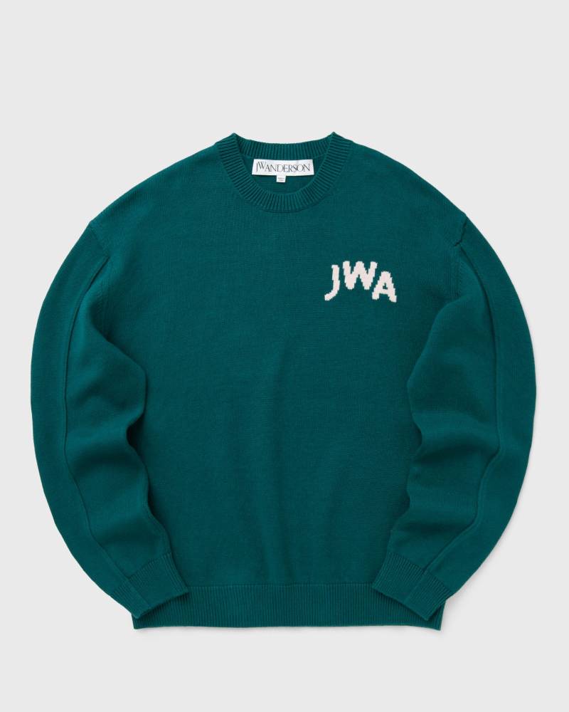 JW Anderson JWA CREW NECK JUMPER men Pullovers green in Größe:S von JW Anderson