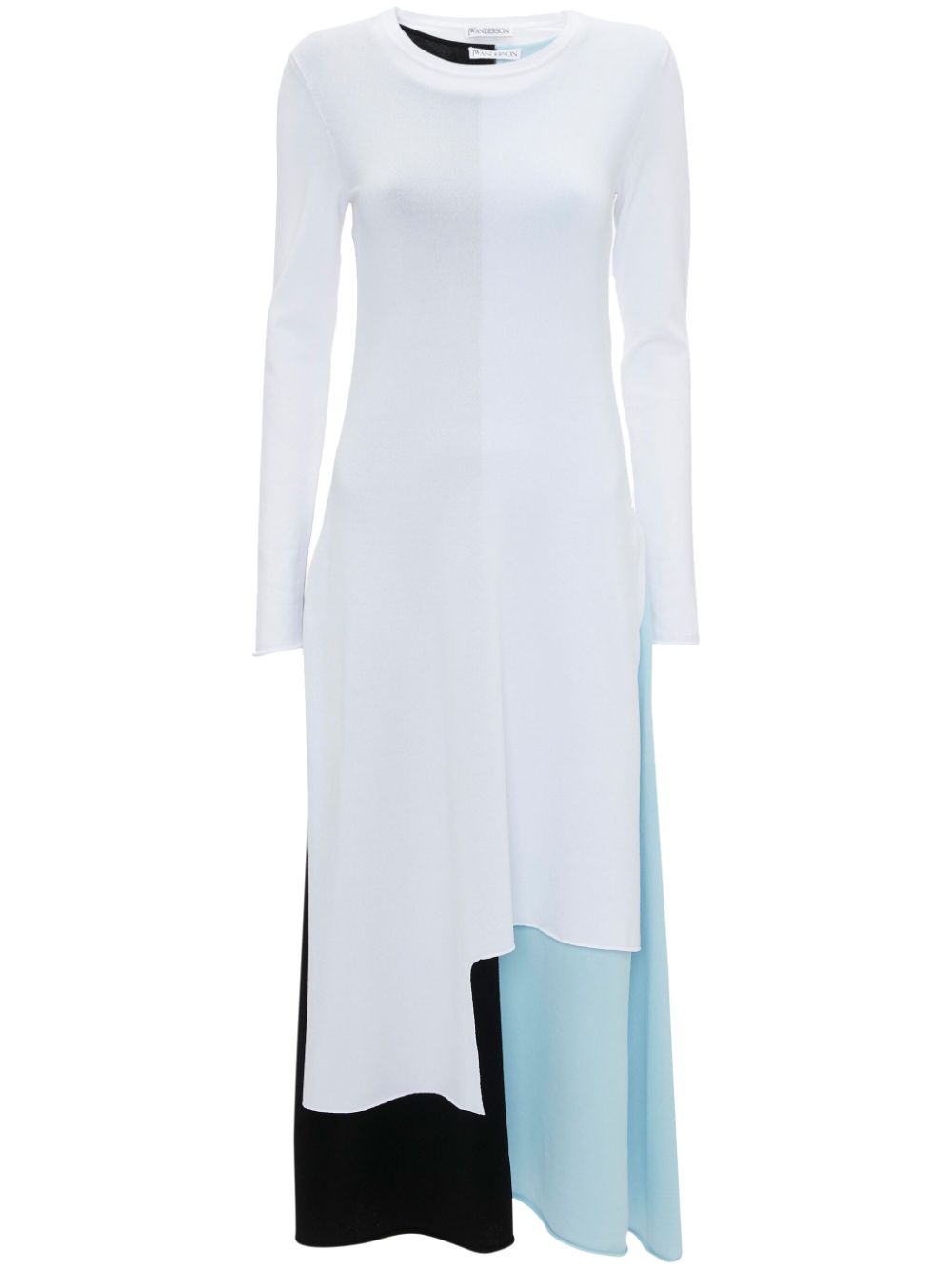 JW Anderson Kleid in Colour-Block-Optik - Weiß von JW Anderson