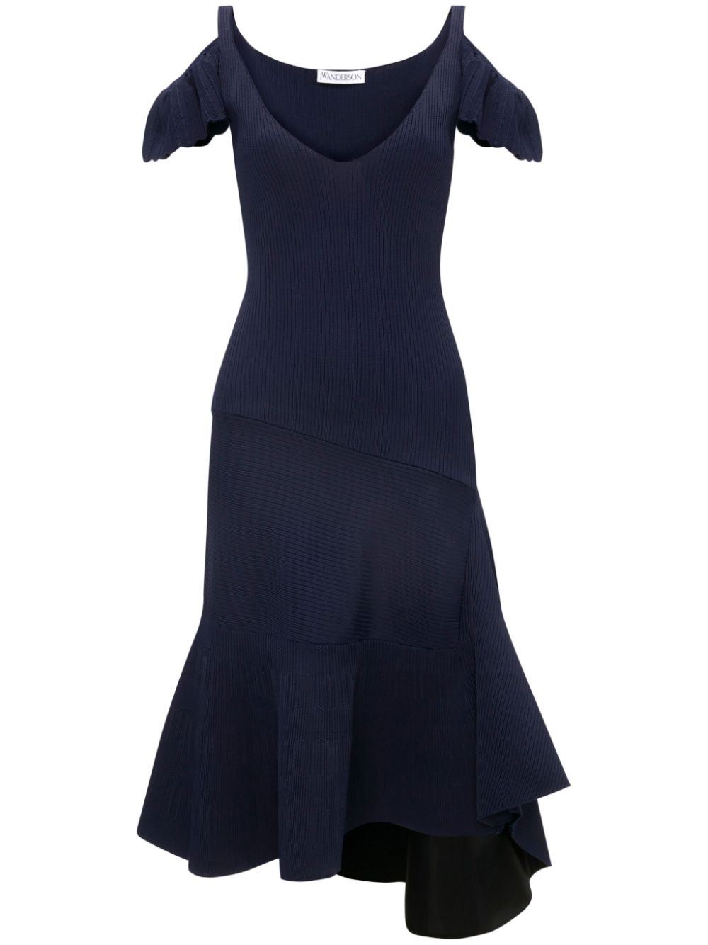 JW Anderson Kleid mit Volants - Blau von JW Anderson