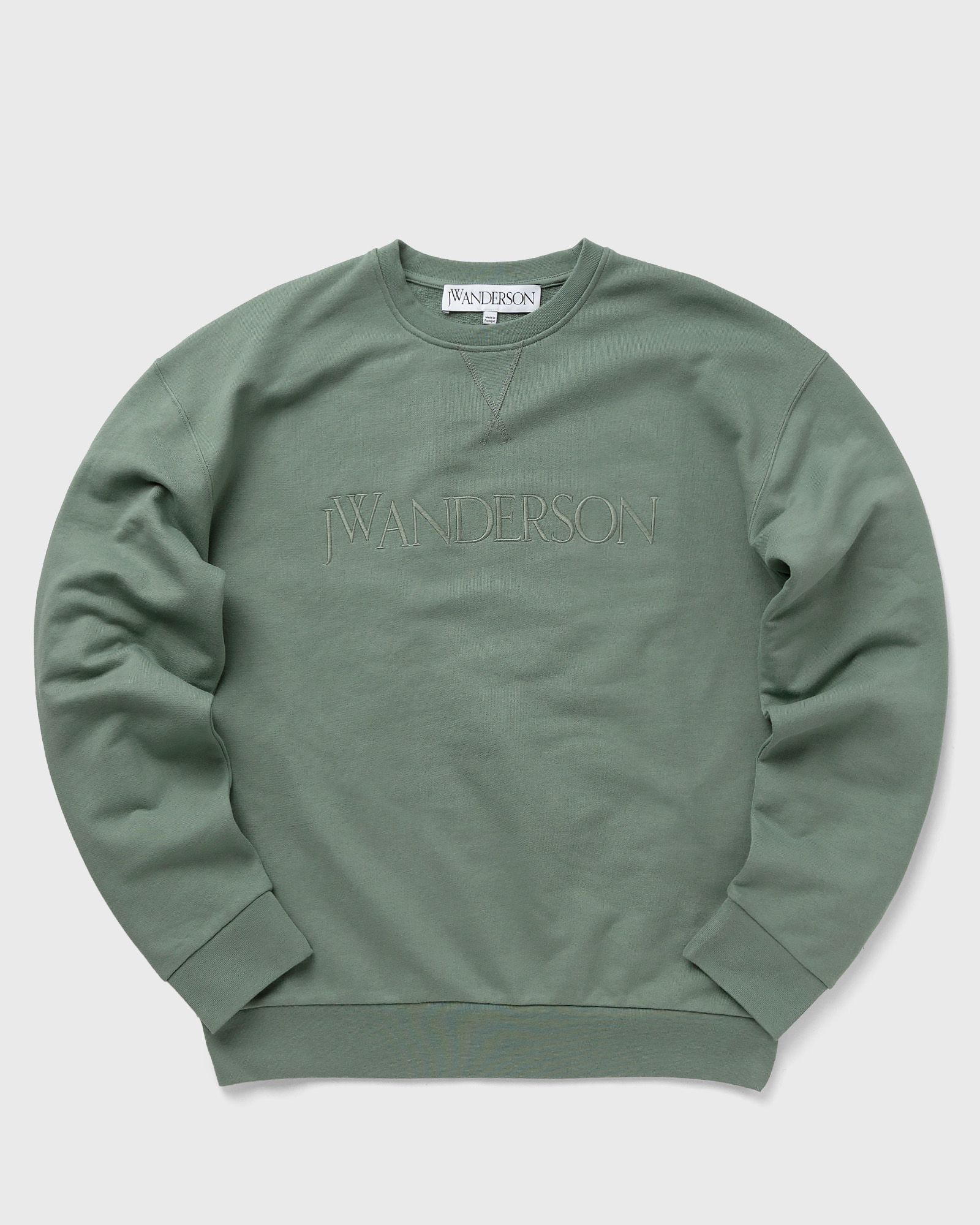 JW Anderson LOGO EMBROIDERY SWEATSHIRT men Sweatshirts green in Größe:S von JW Anderson