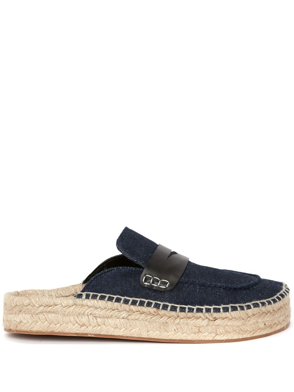 JW Anderson Mules mit Espadrille-Sohle - Blau von JW Anderson