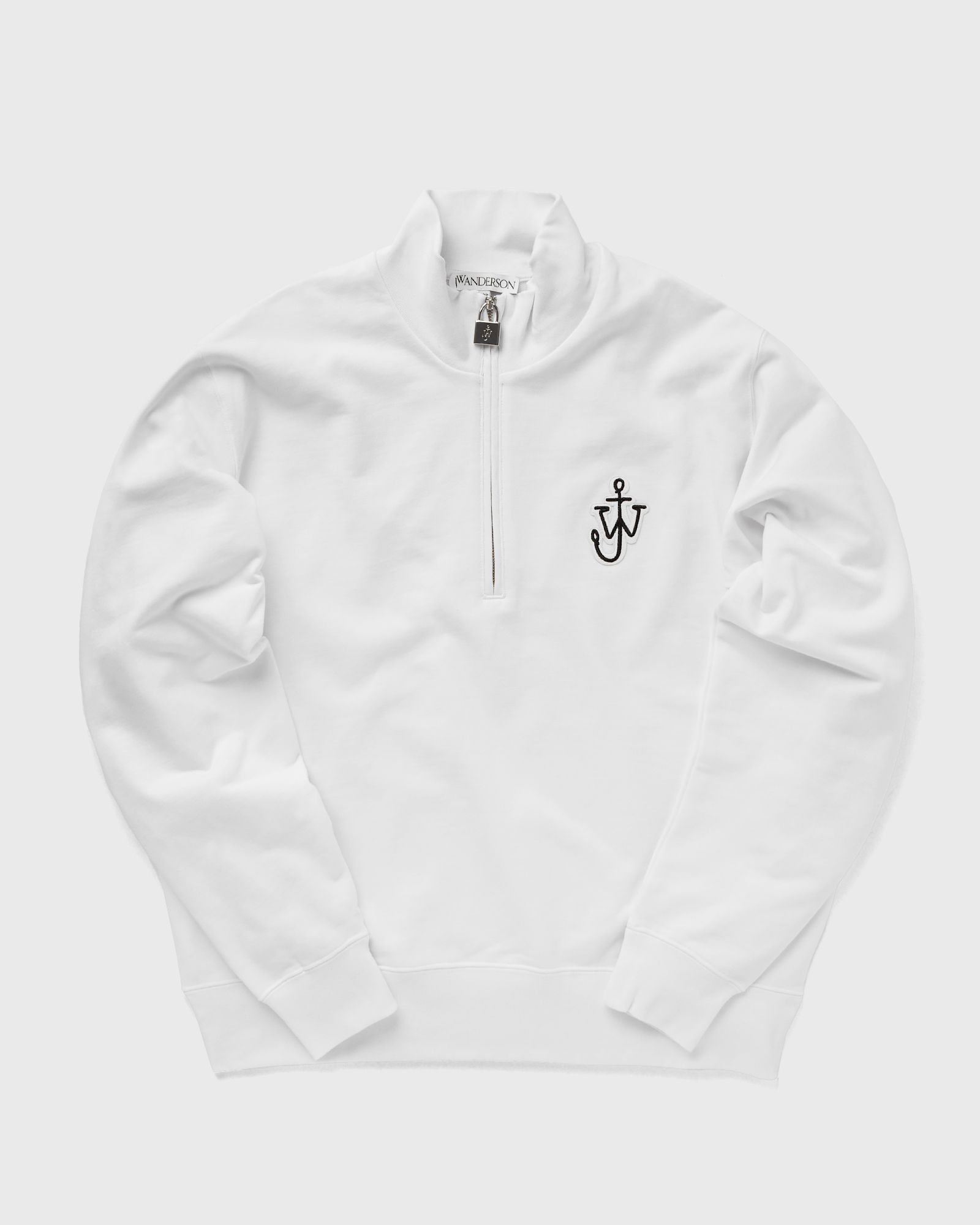 JW Anderson PADLOCK HALF ZIP SWEATSHIRT men Half-Zips white in Größe:L von JW Anderson