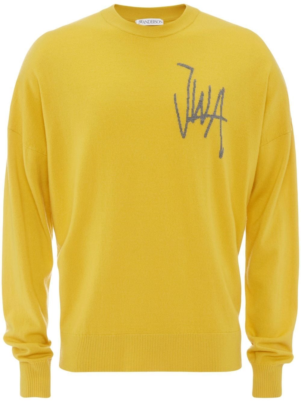 JW Anderson Pullover mit Logo-Stickerei - Gelb von JW Anderson