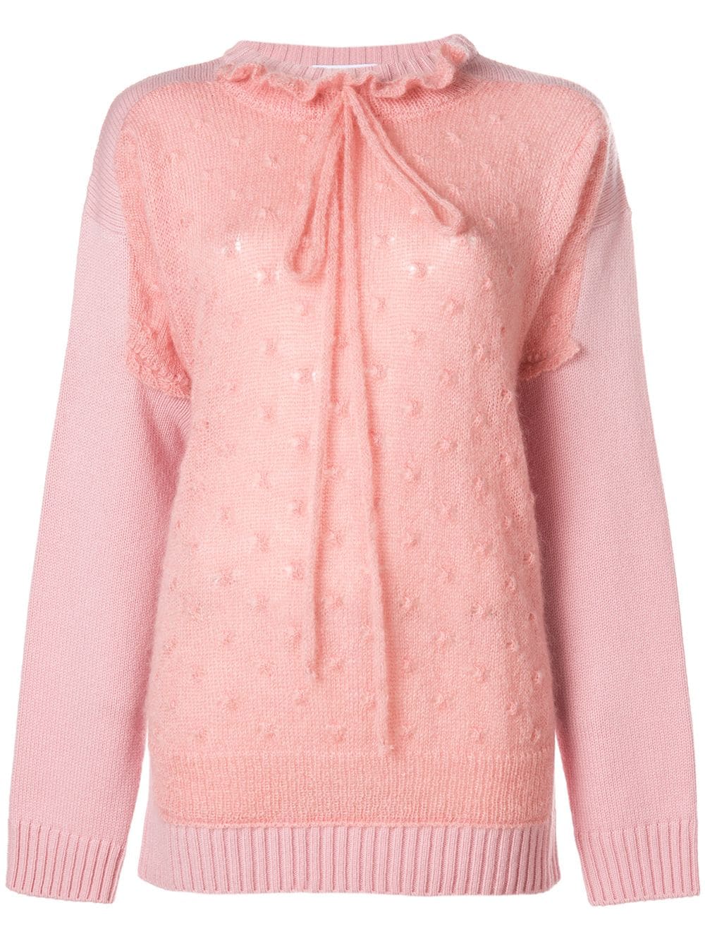 JW Anderson Pullover mit Trompe-l'oeil-Print - Rosa von JW Anderson