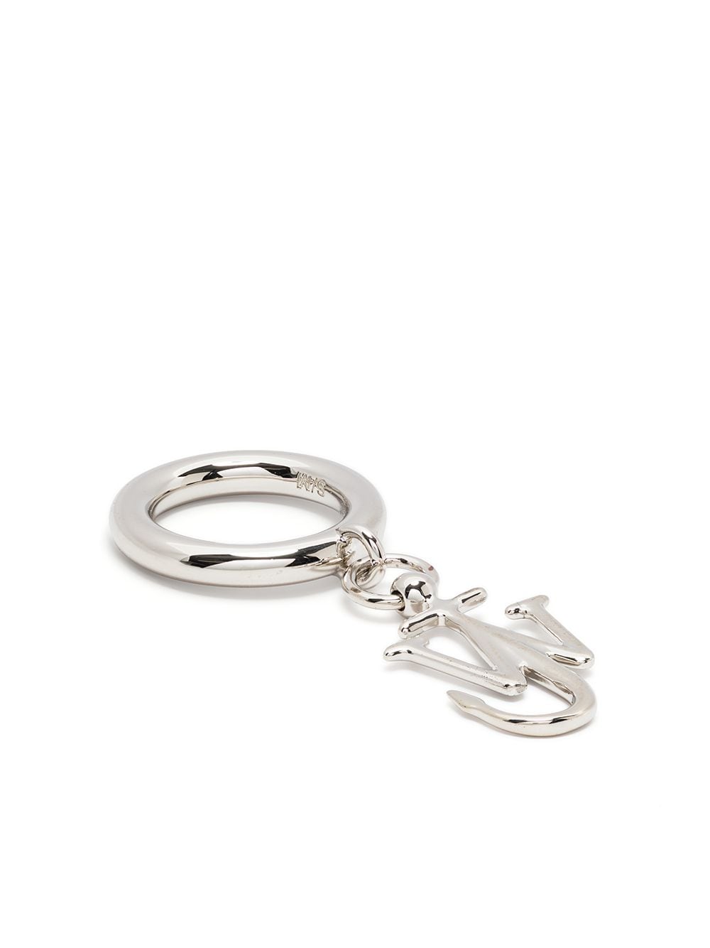 JW Anderson Ring mit JW Anchor-Anhänger - Silber von JW Anderson