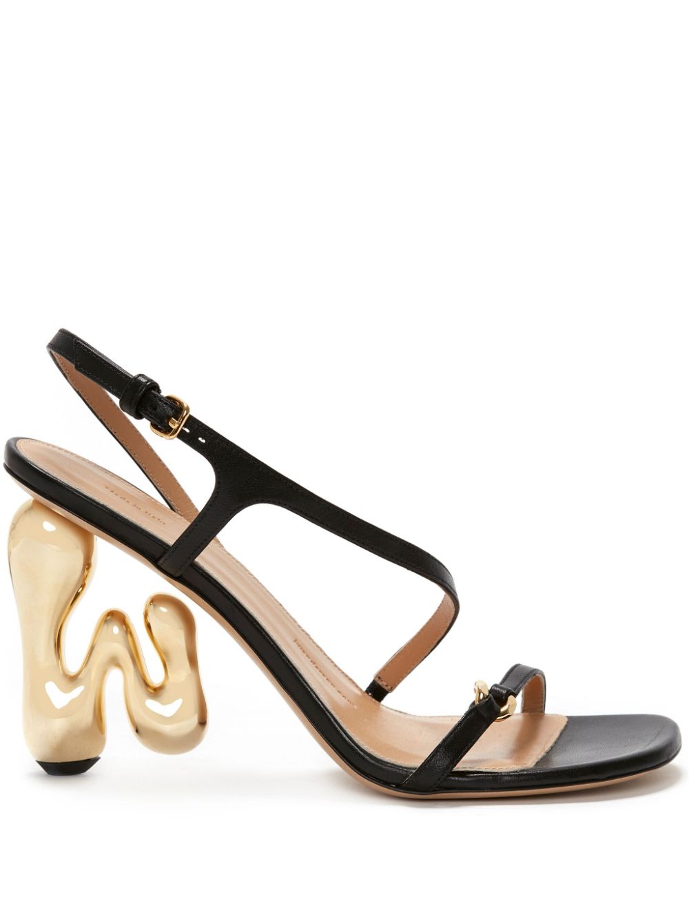 JW Anderson Sandalen mit JW Bubble-Absatz - Schwarz von JW Anderson