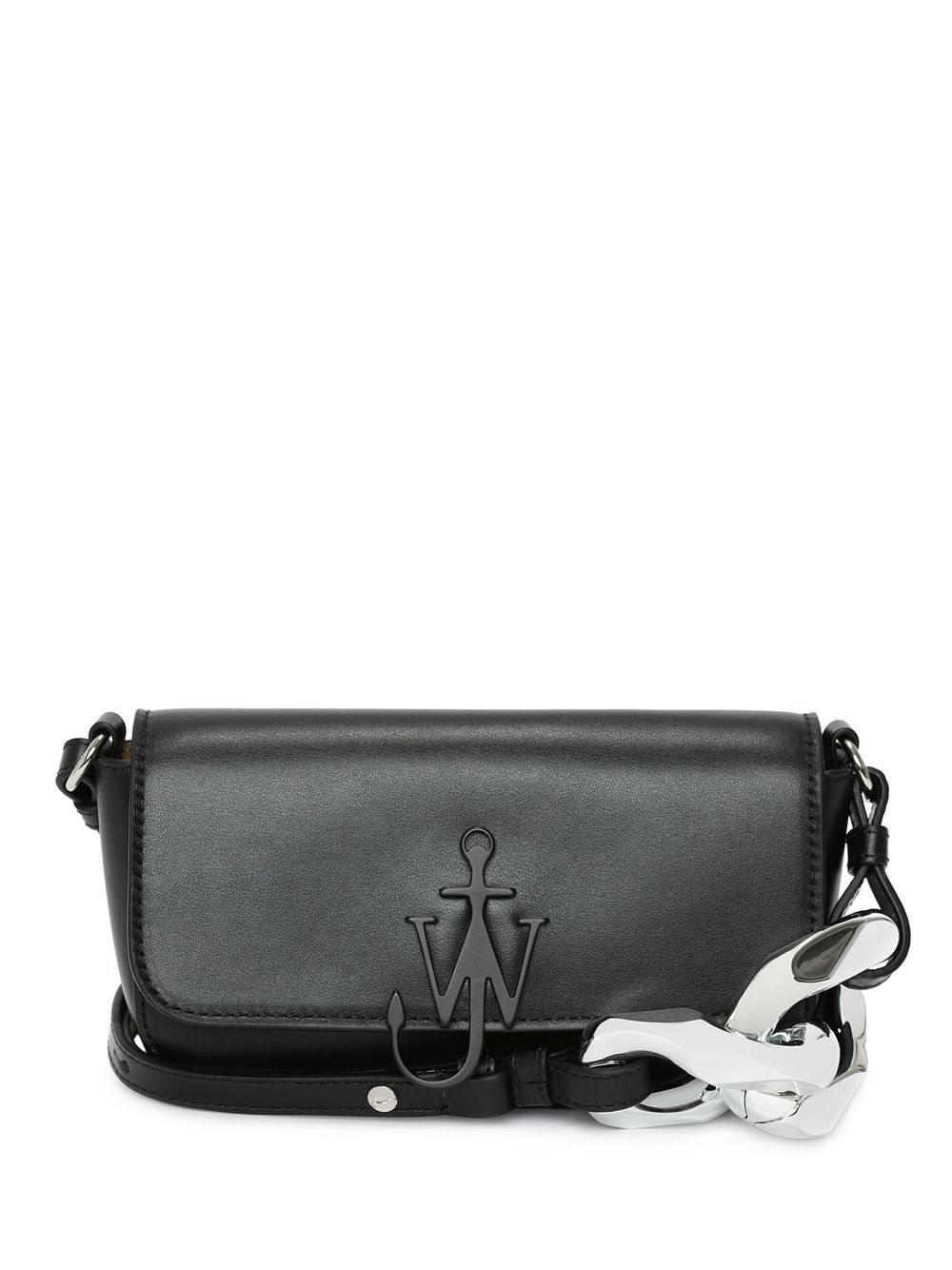 JW Anderson Schultertasche mit Logo-Schild - Schwarz von JW Anderson