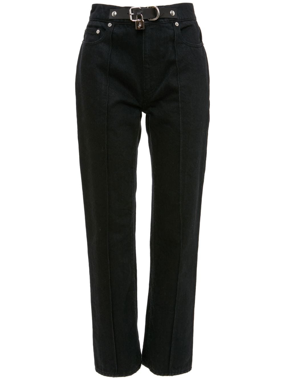 JW Anderson Skinny-Jeans mit Schloss - Schwarz von JW Anderson