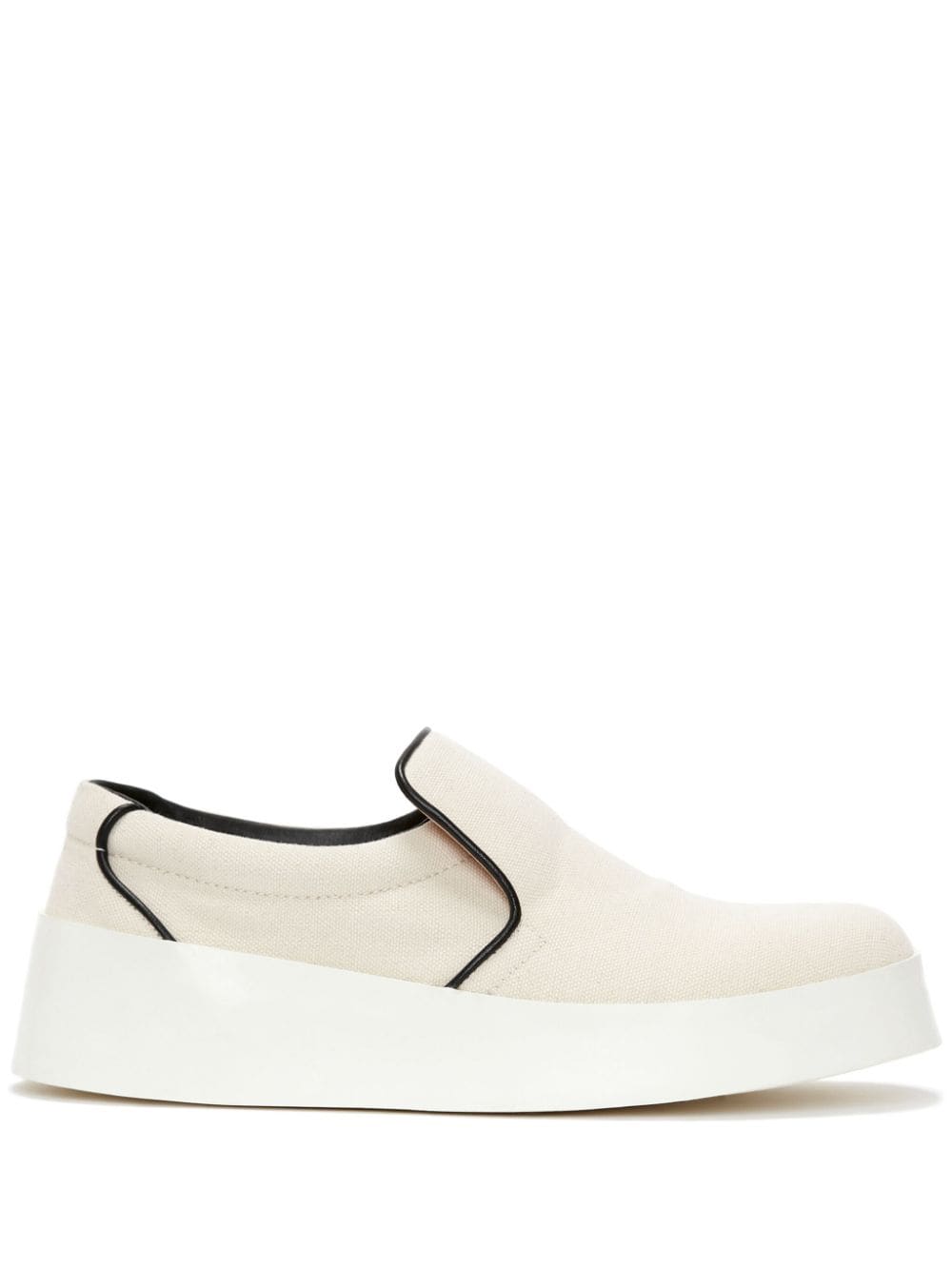 JW Anderson Slip-On-Sneakers aus Leder - Nude von JW Anderson