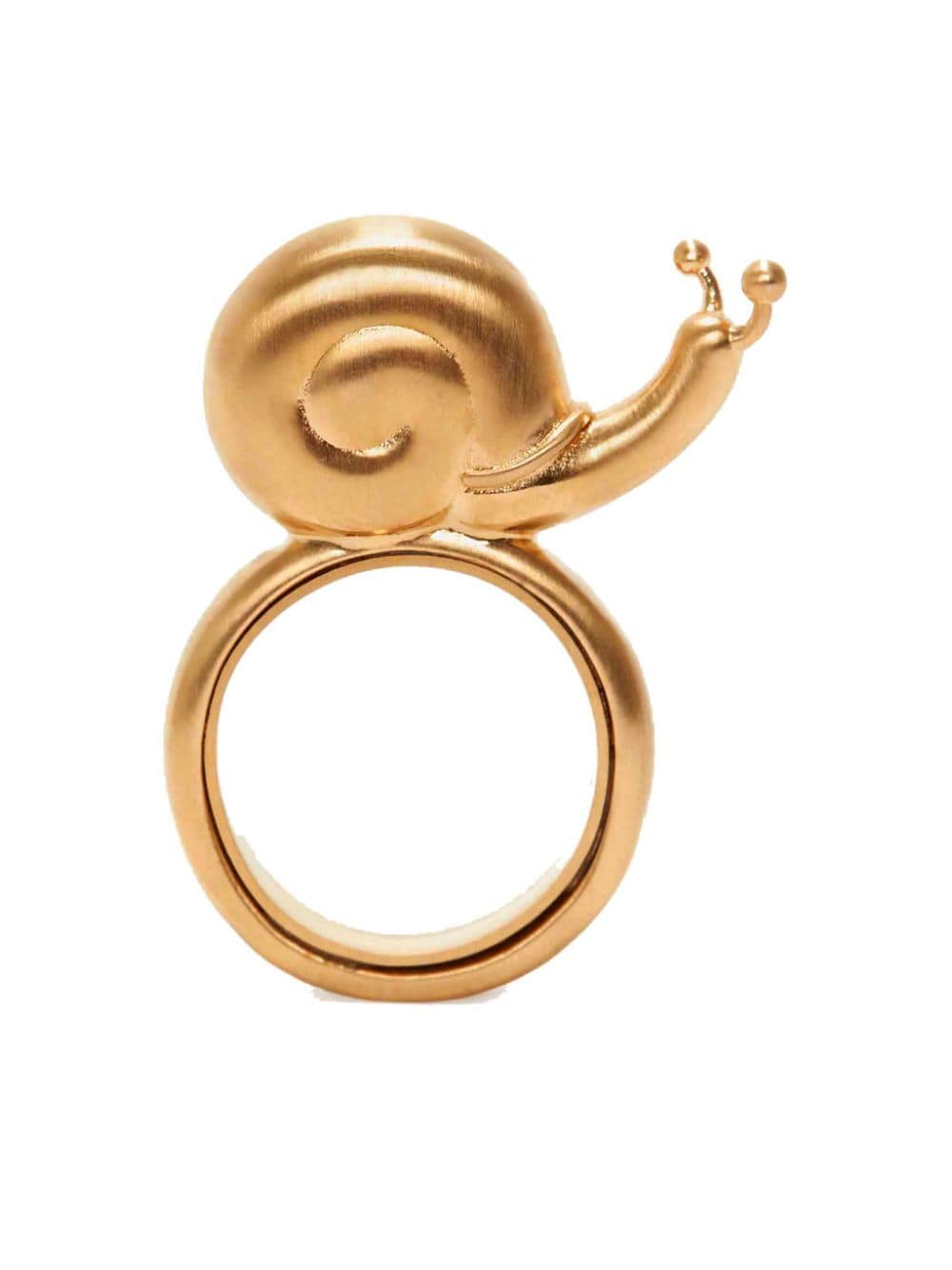 JW Anderson Polierter Ring mit Schnecke - Gold von JW Anderson