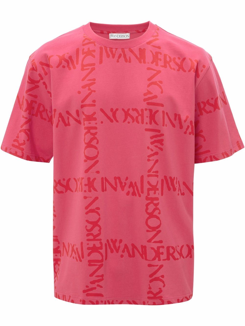 JW Anderson T-Shirt mit Logo-Print - Rosa von JW Anderson