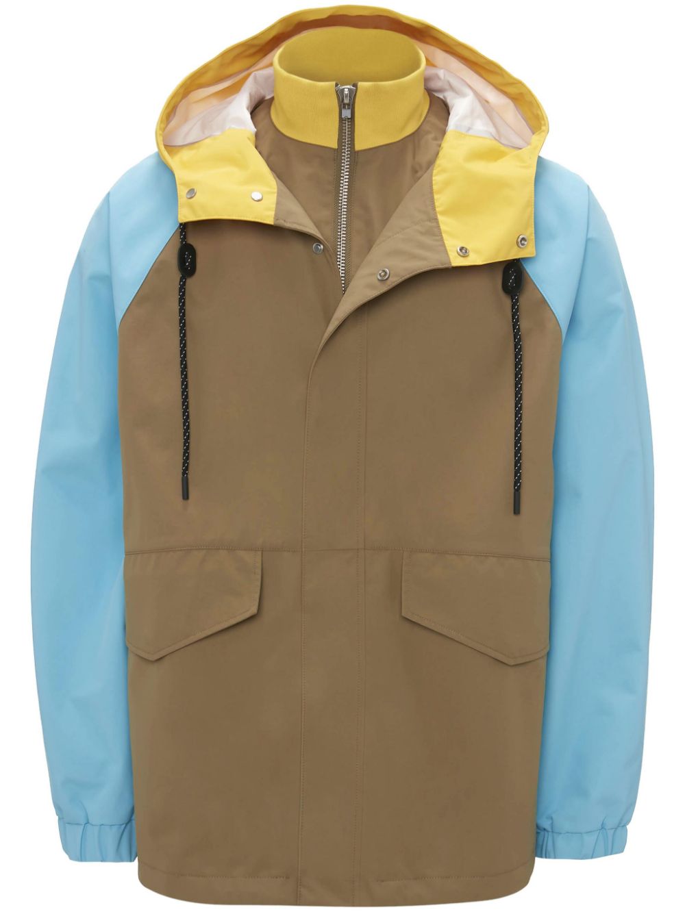 JW Anderson Parka in Colour-Block-Optik - Braun von JW Anderson