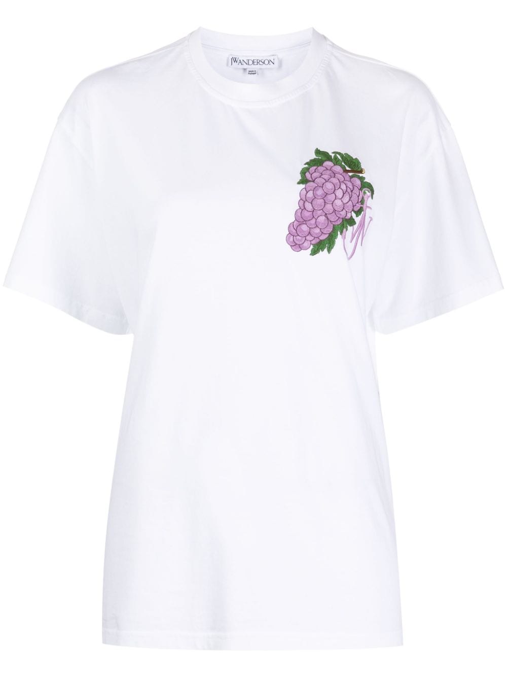 JW Anderson T-Shirt mit Rundhalsausschnitt - Weiß von JW Anderson