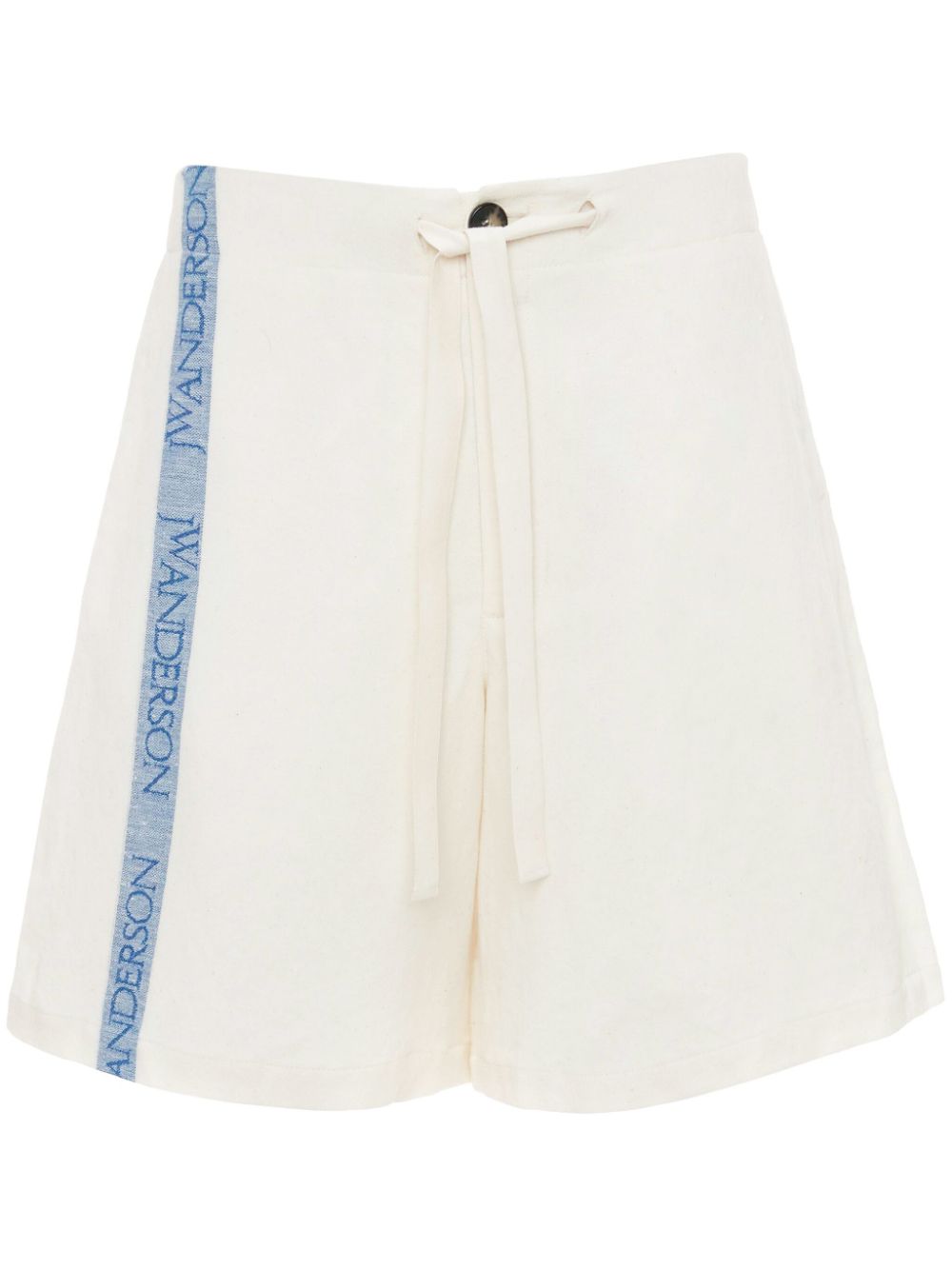 JW Anderson Weite Shorts mit Intarsien-Logo - Nude von JW Anderson