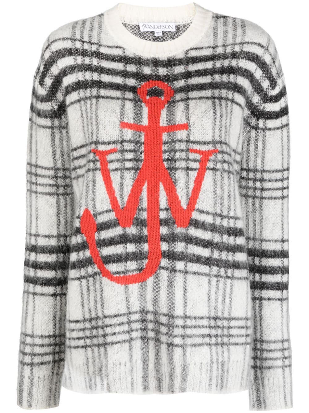 JW Anderson Bestickter Pullover - Weiß JW Anderson Bestickter Pullover - Weiß von JW Anderson