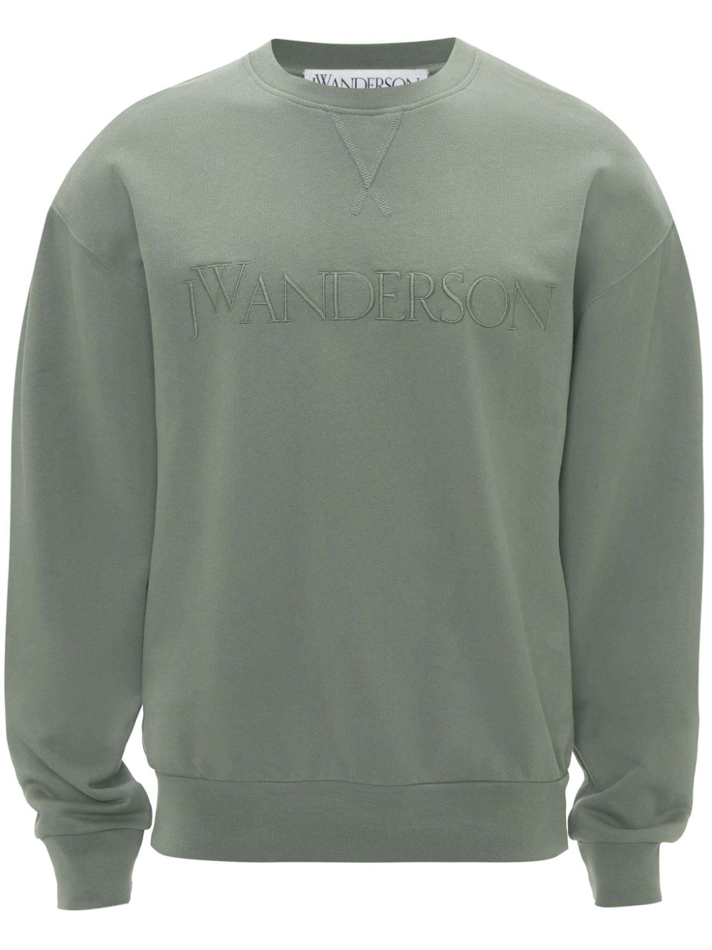 JW Anderson Sweatshirt mit Logo-Stickerei - Grün von JW Anderson