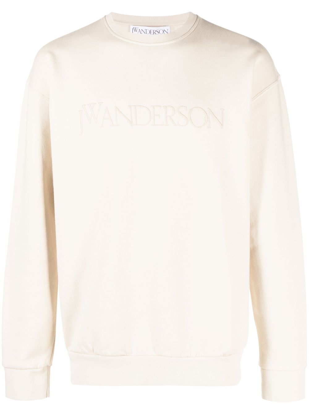 JW Anderson Sweatshirt mit Logo-Stickerei - Nude von JW Anderson